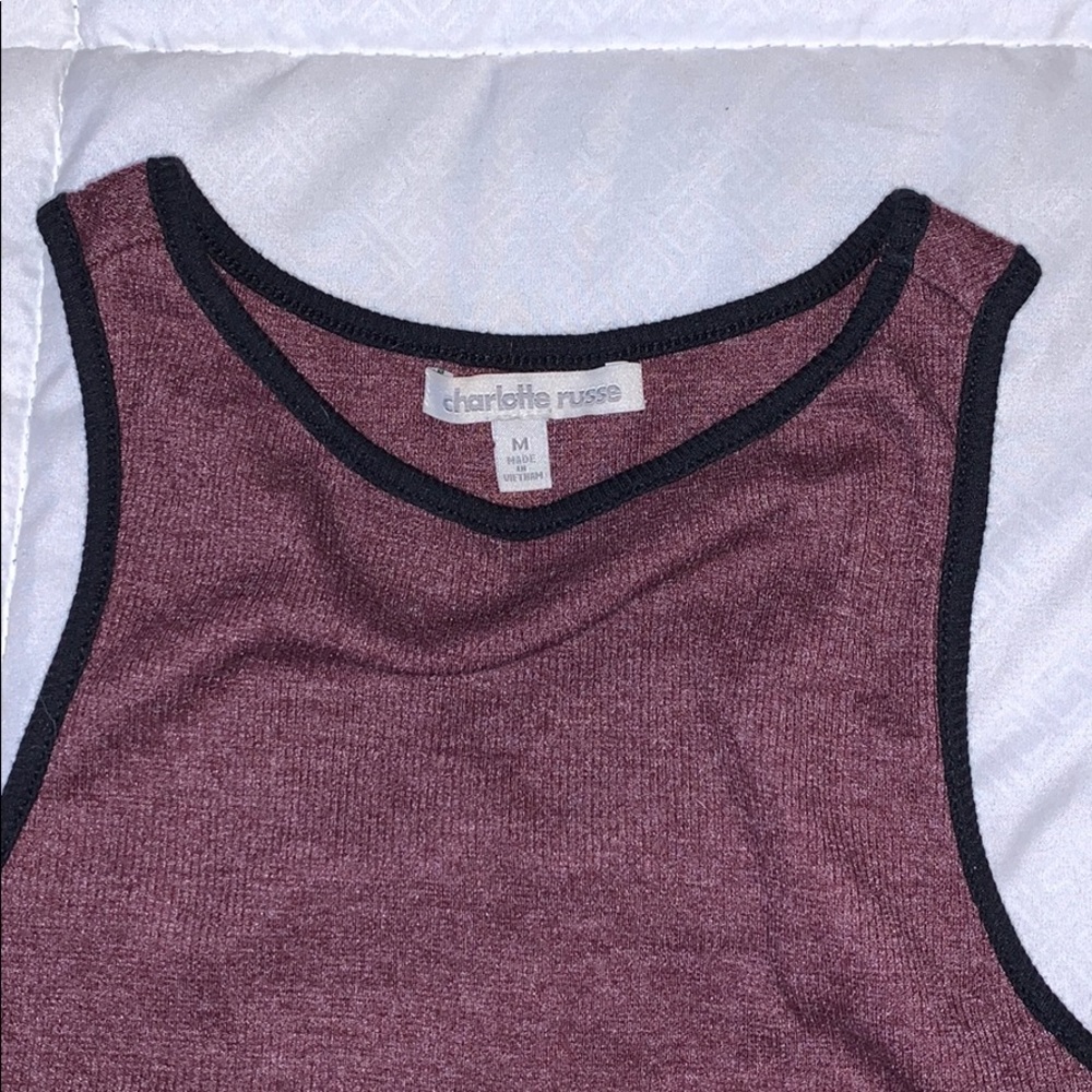 Cropped & Ribbed Tank - Picture 2 of 3